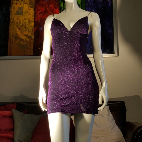 Forever 21 Dresses & Skirts - Forever 21 | Shimmer Purple Party Dress